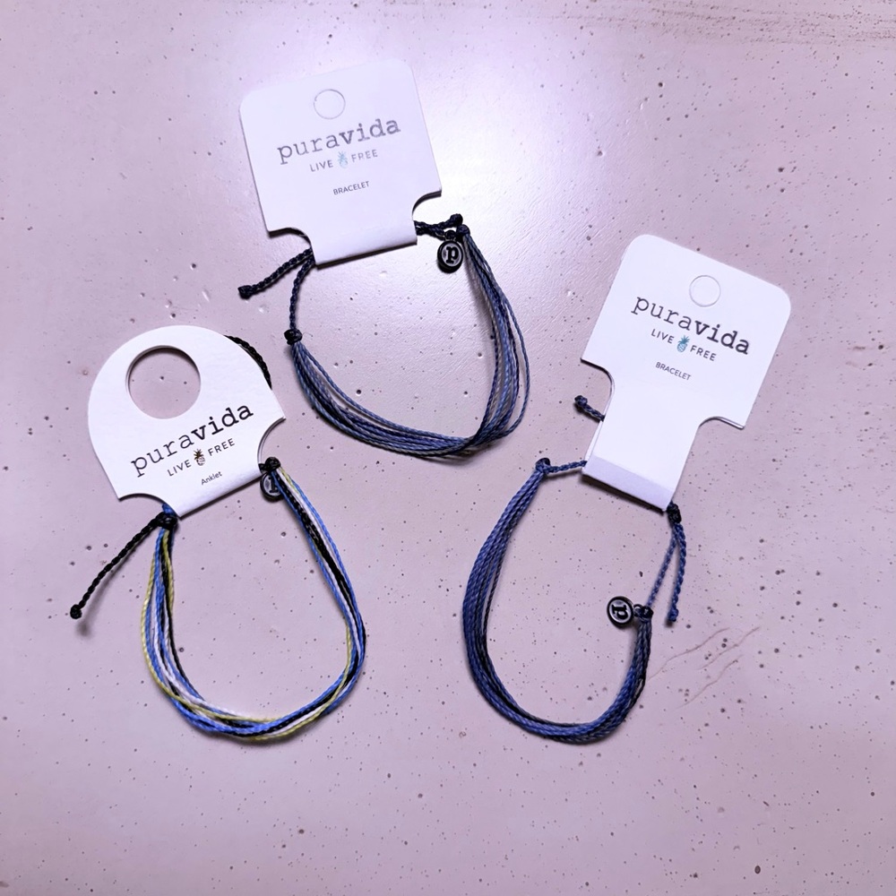 Pura Vida Multicolor Bracelet Trio